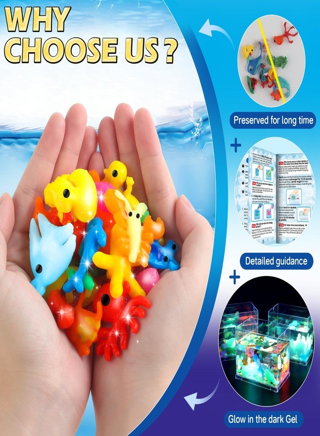 wookidel Magic Gel Water Elf Toy Kit, Aqua Fairy Water Gel Kit for Kids with 10PCS Aqua Jelly Gels & Animal Mold, Gift for Christmas, Easter, Birthday, New Year, Creative Art Craft Girls 6 7 8 9 10 Year Old - Image 3